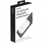 Celly MAGPB10000PRO PowerBank 10W MagSafe Trådlös laddning 10.000mAh Vit
