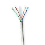 Nedis Verkkokaapeli | CAT6 | Kiinteä | U/UTP | CCA | 100.0 m | Sisäkäyttöön | Pyöreä | PVC | Harmaa | Vetolaatikko Nedis Verkkokaapeli | CAT6 | Kiinteä | U/UTP | CCA | 100.0 m | Sisäkäyttöön | Pyöreä | PVC | Harmaa | Vetolaatikko