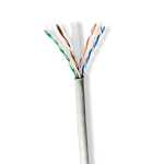 Nedis Verkkokaapeli | CAT6 | Kiinteä | U/UTP | CCA | 305.0 m | Sisäkäyttöön | Pyöreä | PVC | Harmaa | Vetolaatikko Nedis Verkkokaapeli | CAT6 | Kiinteä | U/UTP | CCA | 305.0 m | Sisäkäyttöön | Pyöreä | PVC | Harmaa | Vetolaatikko