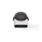 Nedis USB kaapeli | USB 2.0 | USB-A Uros | USB Micro-B Uros / USB-C™ Uros | 10 W | No Data Transfer | Niklattu | 2.00 m | Pyöreä | Nailon | Musta | Laatikko