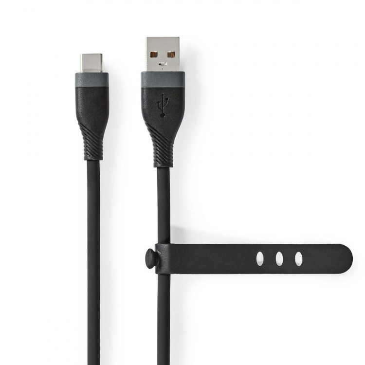Nedis USB kaapeli | USB 2.0 | USB-A Uros | USB-C™ Uros | 15 W | 480 Mbps | Niklattu | 1.50 m | Pyöreä | Silikoni | Musta | Laatikko Nedis USB kaapeli | USB 2.0 | USB-A Uros | USB-C™ Uros | 15 W | 480 Mbps | Niklattu | 1.50 m | Pyöreä | Silikoni | Musta | Laatikko