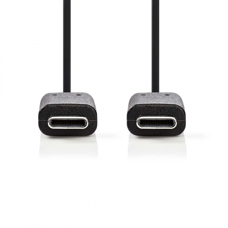 Nedis USB kaapeli | USB 3.2 Gen 1 | USB-C™ Uros | USB-C™ Uros | 60 W | 4K@60Hz | 5 Gbps | Niklattu | 3.00 m | Pyöreä | PVC | Musta | Laatikko Nedis USB kaapeli | USB 3.2 Gen 1 | USB-C™ Uros | USB-C™ Uros | 60 W | 4K@60Hz | 5 Gbps | Niklattu | 3.00 m | Pyöreä | PVC | Musta | Laatikko