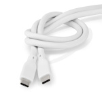 Nedis USB kaapeli | USB 3.2 Gen 1 | USB-C™ Uros | USB-C™ Uros | 60 W | 4K@60Hz | 5 Gbps | Niklattu | 1.50 m | Pyöreä | Silikoni | Valkoinen | Laatikko Nedis USB kaapeli | USB 3.2 Gen 1 | USB-C™ Uros | USB-C™ Uros | 60 W | 4K@60Hz | 5 Gbps | Niklattu | 1.50 m | Pyöreä | Silikoni | Valkoinen | Laatikko