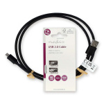 Nedis USB kaapeli | USB 2.0 | USB-A Uros | USB Micro-B Uros | 10 W | 480 Mbps | Niklattu | 1.00 m | Pyöreä | PVC | Musta | Label Nedis USB kaapeli | USB 2.0 | USB-A Uros | USB Micro-B Uros | 10 W | 480 Mbps | Niklattu | 1.00 m | Pyöreä | PVC | Musta | Label