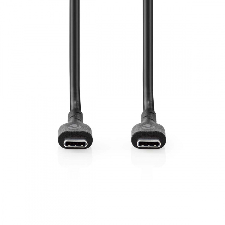 Nedis USB kaapeli | USB 2.0 | USB-C™ Uros | USB-C™ Uros | 240 W | 480 Mbps | Niklattu | 2.00 m | Pyöreä | PVC | Musta | Label Nedis USB kaapeli | USB 2.0 | USB-C™ Uros | USB-C™ Uros | 240 W | 480 Mbps | Niklattu | 2.00 m | Pyöreä | PVC | Musta | Label