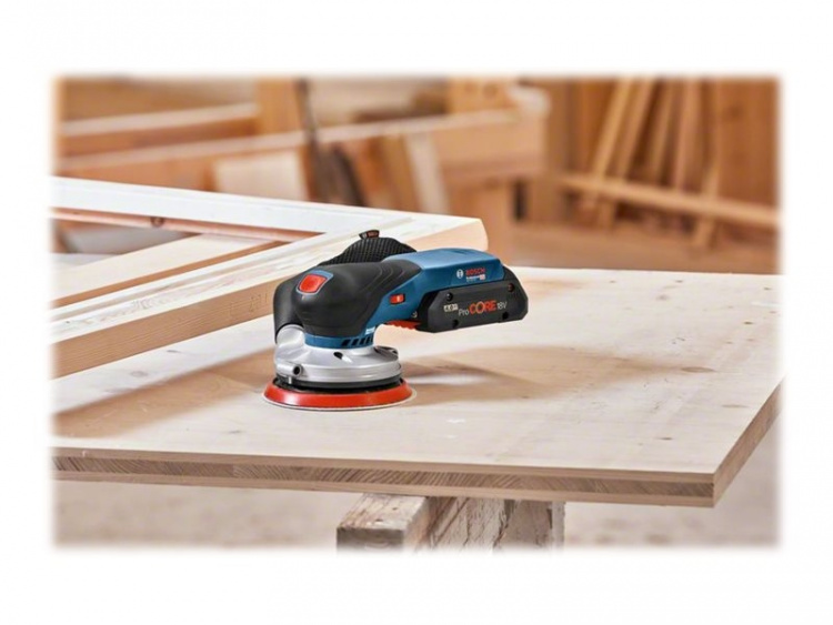 Bosch GEX Professional 18V-125 Slipmaskin med slumpmässig krets Utan batteri Inget batteri