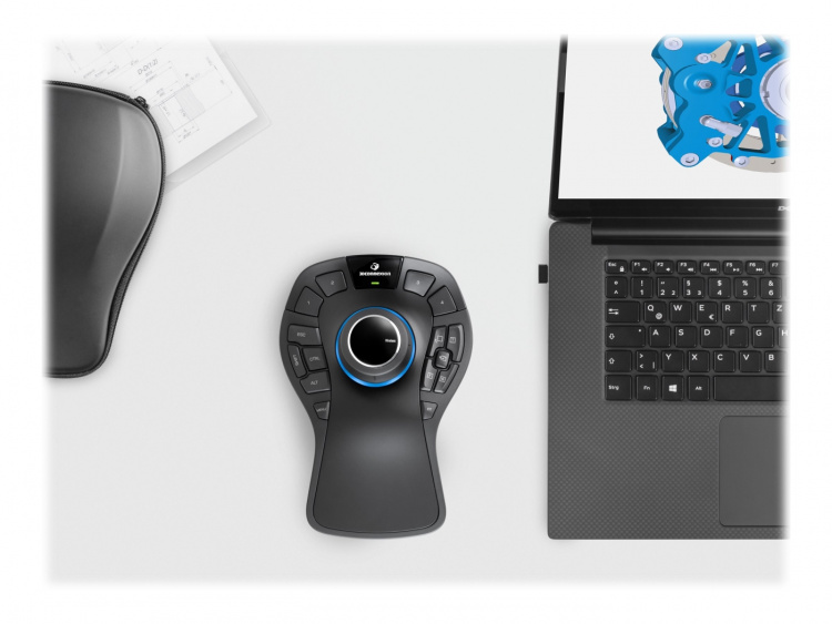 3Dconnexion SpaceMouse Pro Trådlös Svart