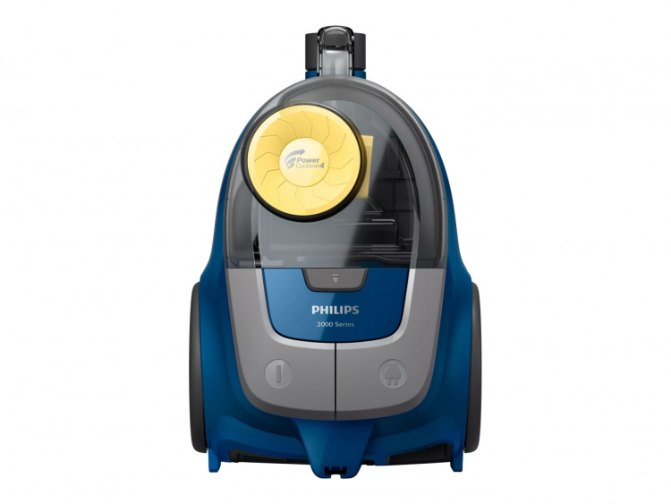 Philips 2000 Series XB2125 Vacuum Cleaner, 1.3-liter Container, Dark Blue/Yellow