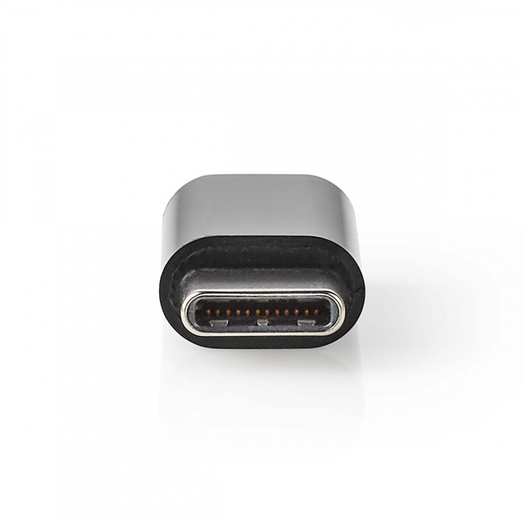 Nedis USB-C™ Sovitin | USB 2.0 | USB-C™ Uros | USB Micro-B naaras | 480 Mbps | Pyöreä | Kullattu | Antrasiitti | Laatikko Nedis USB-C™ Sovitin | USB 2.0 | USB-C™ Uros | USB Micro-B naaras | 480 Mbps | Pyöreä | Kullattu | Antrasiitti | Laatikko