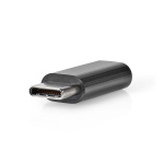 Nedis USB-C™ Sovitin | USB 2.0 | USB-C™ Uros | USB Micro-B naaras | 480 Mbps | Pyöreä | Kullattu | Antrasiitti | Laatikko Nedis USB-C™ Sovitin | USB 2.0 | USB-C™ Uros | USB Micro-B naaras | 480 Mbps | Pyöreä | Kullattu | Antrasiitti | Laatikko