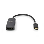 Nedis USB-C™ Sovitin | USB 3.2 Gen 1 | USB-C™ Uros | DisplayPort Naaras | 8K@30Hz | 0.20 m | Pyöreä | Kullattu | PVC | Antrasiitti | Ikkunallinen laatikko Nedis USB-C™ Sovitin | USB 3.2 Gen 1 | USB-C™ Uros | DisplayPort Naaras | 8K@30Hz | 0.20 m | Pyöreä | Kullattu | PVC | Antrasiitti | Ikkunallinen laatikko