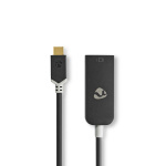 Nedis USB-C™ Sovitin | USB 3.2 Gen 1 | USB-C™ Uros | DisplayPort Naaras | 8K@30Hz | 0.20 m | Pyöreä | Kullattu | PVC | Antrasiitti | Ikkunallinen laatikko Nedis USB-C™ Sovitin | USB 3.2 Gen 1 | USB-C™ Uros | DisplayPort Naaras | 8K@30Hz | 0.20 m | Pyöreä | Kullattu | PVC | Antrasiitti | Ikkunallinen laatikko