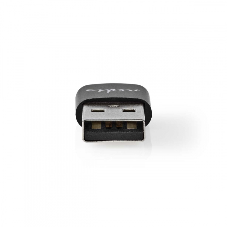 Nedis USB-A Sovitin | USB 2.0 | USB-A Uros | USB-C™ Naaras | 480 Mbps | Pyöreä | Niklattu | Musta | Laatikko Nedis USB-A Sovitin | USB 2.0 | USB-A Uros | USB-C™ Naaras | 480 Mbps | Pyöreä | Niklattu | Musta | Laatikko