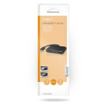 Nedis USB-keskitin | 1x USB-C™ | 1x USB A / 1x USB-C™ | 4-Porttinen port(s) | USB 2.0 | USB Virta | SD & MicroSD