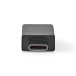 Nedis USB-C™ Sovitin | USB 3.2 Gen 1 | USB-C™ Uros | USB-A Naaras | 5 Gbps | OTG | Pyöreä | Niklattu | Musta | Laatikko Nedis USB-C™ Sovitin | USB 3.2 Gen 1 | USB-C™ Uros | USB-A Naaras | 5 Gbps | OTG | Pyöreä | Niklattu | Musta | Laatikko