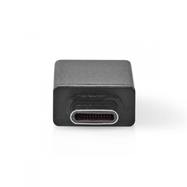 Nedis USB-C™ Sovitin | USB 3.2 Gen 1 | USB-C™ Uros | USB-A Naaras | 5 Gbps | OTG | Pyöreä | Niklattu | Musta | Laatikko Nedis USB-C™ Sovitin | USB 3.2 Gen 1 | USB-C™ Uros | USB-A Naaras | 5 Gbps | OTG | Pyöreä | Niklattu | Musta | Laatikko