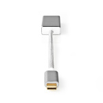 Nedis USB-C™ Sovitin | USB 3.2 Gen 1 | USB-C™ Uros | DisplayPort Naaras | 0.20 m | Pyöreä | Kullattu | Nailon / Punottu | Hopea | Laatikko kannella ja ikkunalla Nedis USB-C™ Sovitin | USB 3.2 Gen 1 | USB-C™ Uros | DisplayPort Naaras | 0.20 m | Pyöreä | Kullattu | Nailon / Punottu | Hopea | Laatikko kannella ja ikkunalla