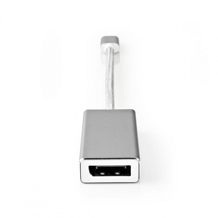 Nedis USB-C™ Sovitin | USB 3.2 Gen 1 | USB-C™ Uros | DisplayPort Naaras | 0.20 m | Pyöreä | Kullattu | Nailon / Punottu | Hopea | Laatikko kannella ja ikkunalla Nedis USB-C™ Sovitin | USB 3.2 Gen 1 | USB-C™ Uros | DisplayPort Naaras | 0.20 m | Pyöreä | Kullattu | Nailon / Punottu | Hopea | Laatikko kannella ja ikkunalla