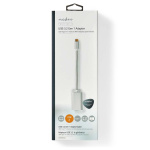 Nedis USB-C™ Sovitin | USB 3.2 Gen 1 | USB-C™ Uros | Mini DisplayPort Naaras | Power delivery | 0.20 m | Pyöreä | Kullattu | Nailon / Punottu | Hopea | Laatikko kannella ja ikkunalla Nedis USB-C™ Sovitin | USB 3.2 Gen 1 | USB-C™ Uros | Mini DisplayPort Naaras | Power delivery | 0.20 m | Pyöreä | Kullattu | Nailon / Punottu | Hopea | Laatikko kannella ja ikkunalla