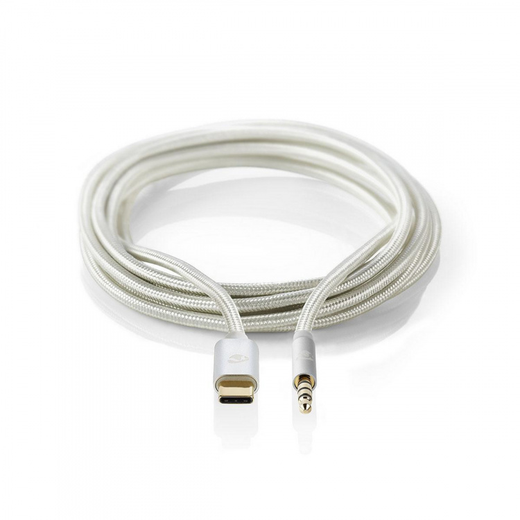 Nedis USB-C™ Sovitin | USB 2.0 | USB-C™ Uros | 3.5 mm uros | 1.00 m | Pyöreä | Kullattu | Nailon / Punottu | Alumiini | Laatikko kannella ja ikkunalla Nedis USB-C™ Sovitin | USB 2.0 | USB-C™ Uros | 3.5 mm uros | 1.00 m | Pyöreä | Kullattu | Nailon / Punottu | Alumiini | Laatikko kannella ja ikkunalla