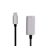 Nedis USB-C™ Sovitin | USB 3.2 Gen 1 | USB-C™ Uros | HDMI™ Ulostulo | 8K@60Hz | 0.20 m | Pyöreä | Niklattu | PVC | Musta | Laatikko