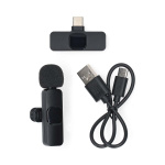 Nedis Mikrofoni | Käyttötarkoitus: Älypuhelin / Kannettava / Tabletti | Langaton / USB Type-C™ | USB-C™ Female | On/off-kytkin