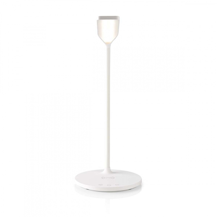Nedis LED-Pöytävalaisin Langattomalla Latauksella | Himmennin | LED | 15 W | Himmennyksellä | Kylmä Valkoinen / Lämmin Valkoinen / Luonnonvalkoinen | 2700 - 6500 K