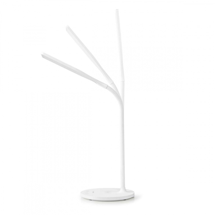 Nedis LED-Pöytävalaisin Langattomalla Latauksella | Himmennin | LED | 15 W | Himmennyksellä | Kylmä Valkoinen / Lämmin Valkoinen / Luonnonvalkoinen | 2700 - 6500 K