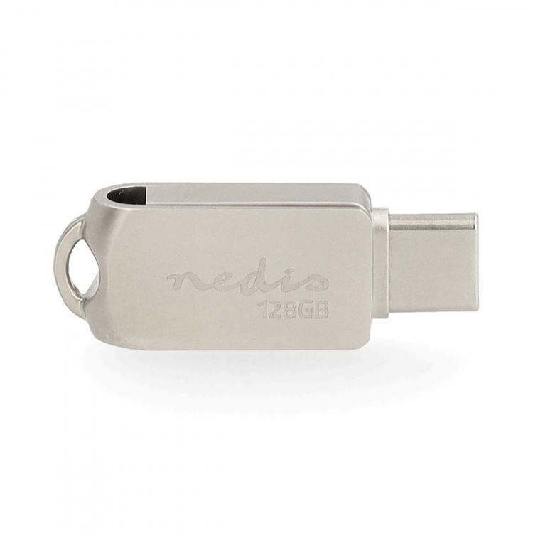 Nedis Muistitikku | 128 GB | USB-A / USB-C™ | Lukunopeus: 110 MB/s | Kirjoitusnopeus: 30 MB/s Nedis Muistitikku | 128 GB | USB-A / USB-C™ | Lukunopeus: 110 MB/s | Kirjoitusnopeus: 30 MB/s