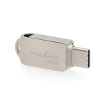 Nedis Muistitikku | 128 GB | USB-A / USB-C™ | Lukunopeus: 110 MB/s | Kirjoitusnopeus: 30 MB/s Nedis Muistitikku | 128 GB | USB-A / USB-C™ | Lukunopeus: 110 MB/s | Kirjoitusnopeus: 30 MB/s