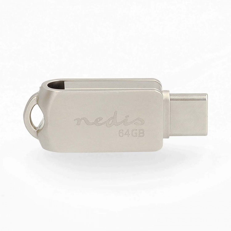 Nedis Muistitikku | 64 GB | USB-A / USB-C™ | Lukunopeus: 90 MB/s | Kirjoitusnopeus: 20 MB/s Nedis Muistitikku | 64 GB | USB-A / USB-C™ | Lukunopeus: 90 MB/s | Kirjoitusnopeus: 20 MB/s