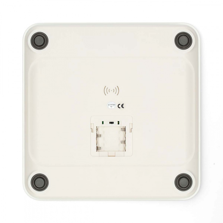 Nedis SmartLife Älyvaaka | BMI / BMR / Lihakset / Luut / Paino / Rasva / Vesi | 12 | Max. kuorma: 180 kg | Android™ / IOS | ABS-Muovi / Lasi | Valkoinen Nedis SmartLife Älyvaaka | BMI / BMR / Lihakset / Luut / Paino / Rasva / Vesi | 12 | Max. kuorma: 180 kg | Android™ / IOS | ABS-Muovi / Lasi | Valkoinen