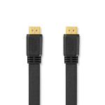 Nedis High Speed HDMI ™ Kaapeli Ethernet | HDMI™ liitin | HDMI™ liitin | 4K@30Hz | 10.2 Gbps | 2.00 m | Litteä | PVC | Musta | Label Nedis High Speed HDMI ™ Kaapeli Ethernet | HDMI™ liitin | HDMI™ liitin | 4K@30Hz | 10.2 Gbps | 2.00 m | Litteä | PVC | Musta | Label