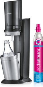 Sodastream Crystal 3.0 Soodakone musta sis. lasipullon
