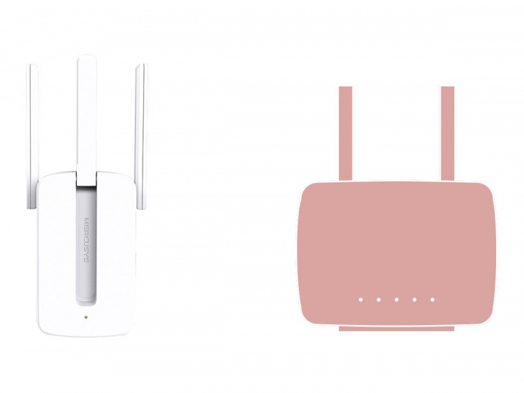TP-Link Mercusys MW300RE WiFi range extender Väggmonterbar