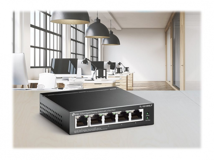 TP-Link TL-SG1005LP Switch 5-port Gigabit PoE+