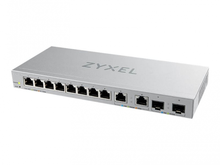 ZyXEL XGS1210-12 Switch 12-port 2.5 Gigabit Ethernet ZyXEL XGS1210-12 Switch 12-port 2.5 Gigabit Ethernet