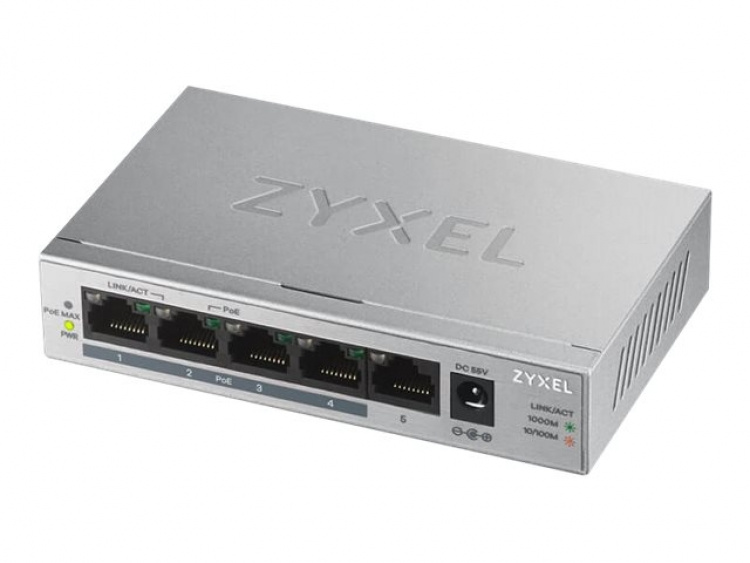 ZyXEL GS1005HP Switch 5-port Gigabit PoE