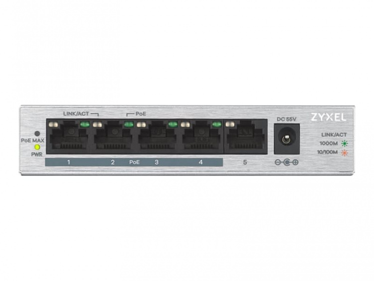 ZyXEL GS1005HP Switch 5-port Gigabit PoE