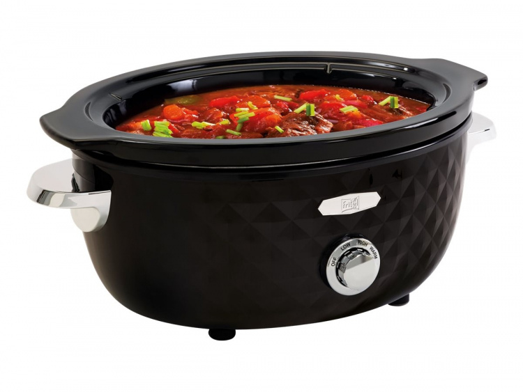 FRITEL Family Slow cooker 5.5liter Black/Chrome FRITEL Family Slow cooker 5.5liter Black/Chrome