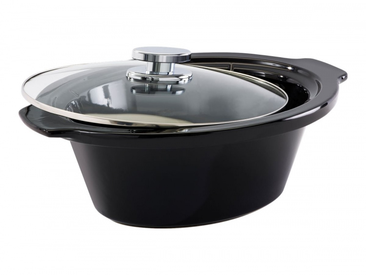 FRITEL Family Slow cooker 5.5liter Black/Chrome FRITEL Family Slow cooker 5.5liter Black/Chrome