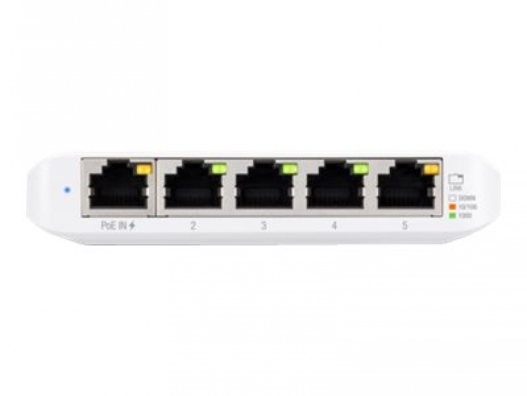 Ubiquiti UniFi Switch USW Flex Mini Switch 5-port Gigabit PoE+