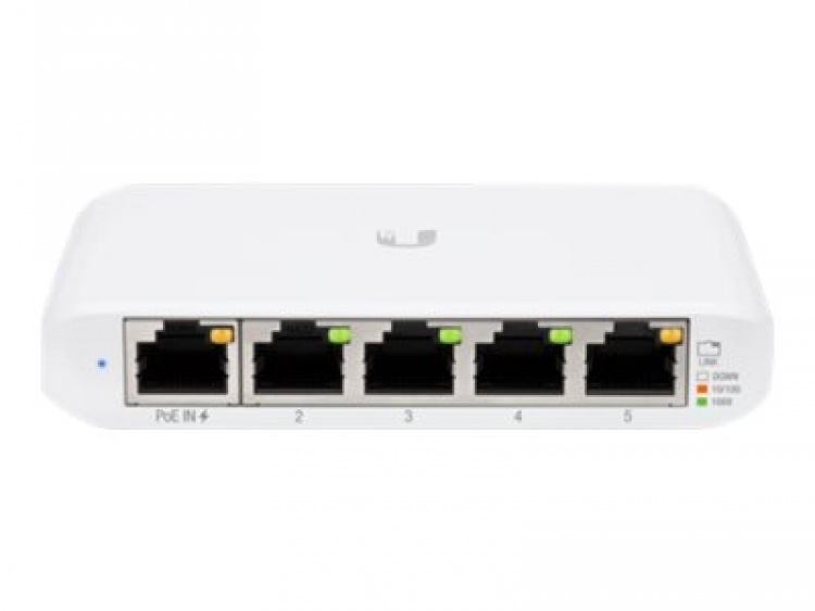 Ubiquiti UniFi Switch USW Flex Mini Switch 5-port Gigabit PoE+