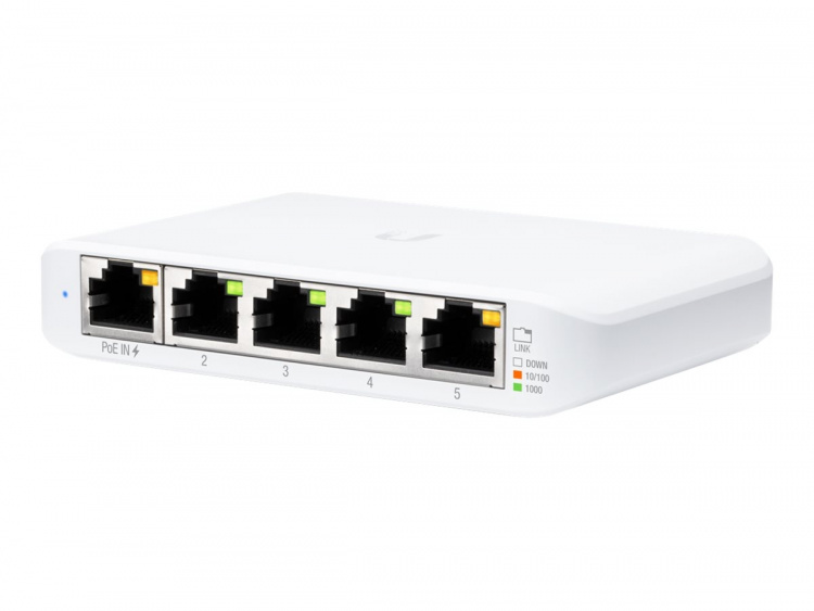 Ubiquiti UniFi Switch USW Flex Mini Switch 5-port Gigabit PoE+