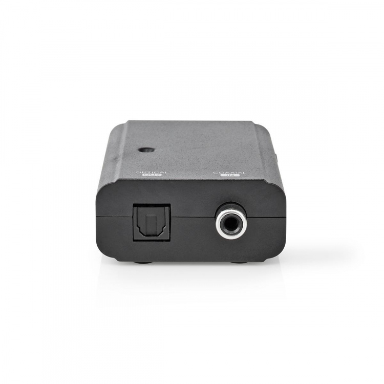 Nedis Digitaalinen Audiomuunnin | Yksisuuntainen | Audio- / video- / datayhteyksien syöttö: 1x S/PDIF | Audio- / video- / datayhteyksien ulostulo: TosLink Female | Ohjekirja | Musta