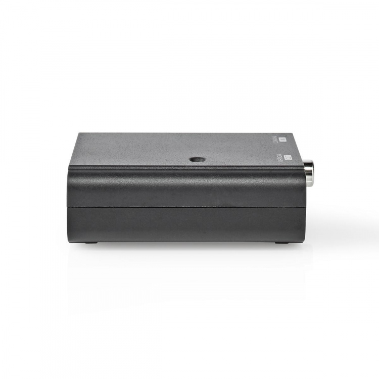 Nedis Digitaalinen Audiomuunnin | Yksisuuntainen | Audio- / video- / datayhteyksien syöttö: 1x S/PDIF | Audio- / video- / datayhteyksien ulostulo: TosLink Female | Ohjekirja | Musta