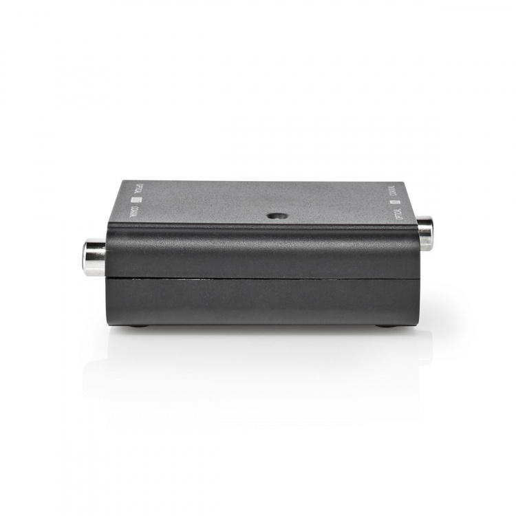 Nedis Digitaalinen Audiomuunnin | Kaksisuuntainen | Audio- / video- / datayhteyksien syöttö: 1x S/PDIF (RCA) Female / 1x Toslink Female | Audio- / video- / datayhteyksien ulostulo: 1x S/PDIF (RCA) Female / 1x TosLink Female | Ohjekirja | Musta Nedis Digitaalinen Audiomuunnin | Kaksisuuntainen | Audio- / video- / datayhteyksien syöttö: 1x S/PDIF (RCA) Female / 1x Toslink Female | Audio- / video- / datayhteyksien ulostulo: 1x S/PDIF (RCA) Female / 1x TosLink Female | Ohjekirja | Musta