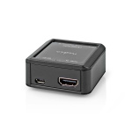 Nedis Digitaalinen Audiomuunnin | Yksisuuntainen | Audio- / video- / datayhteyksien syöttö: HDMI™ Input | Audio- / video- / datayhteyksien ulostulo: 1x 3.5 mm / 2x (2x RCA Female) | Automaattinen | Antrasiitti
