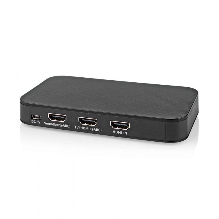 Nedis Digitaalinen Audiomuunnin | Kaksisuuntainen | Audio- / video- / datayhteyksien syöttö: DC Power / 1x HDMI™ Input | Audio- / video- / datayhteyksien ulostulo: 2x HDMI™ Output | Automaattinen | Antrasiitti Nedis Digitaalinen Audiomuunnin | Kaksisuuntainen | Audio- / video- / datayhteyksien syöttö: DC Power / 1x HDMI™ Input | Audio- / video- / datayhteyksien ulostulo: 2x HDMI™ Output | Automaattinen | Antrasiitti