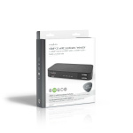 Nedis Digitaalinen Audiomuunnin | Kaksisuuntainen | Audio- / video- / datayhteyksien syöttö: DC Power / 1x HDMI™ Input | Audio- / video- / datayhteyksien ulostulo: 1x 3.5 mm / 1x TosLink / 3x HDMI™ Output | Automaattinen / Painonappi | Antrasiitti Nedis Digitaalinen Audiomuunnin | Kaksisuuntainen | Audio- / video- / datayhteyksien syöttö: DC Power / 1x HDMI™ Input | Audio- / video- / datayhteyksien ulostulo: 1x 3.5 mm / 1x TosLink / 3x HDMI™ Output | Automaattinen / Painonappi | Antrasiitti